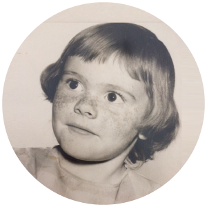 Childhood photo of Susan Bardsley, Founder & Show Music Composer of StoryBook Theater